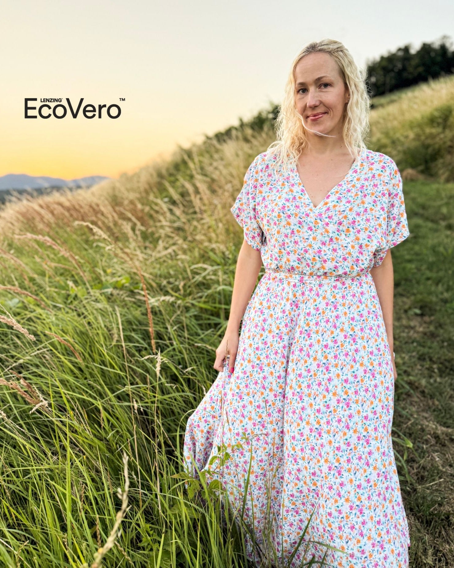 Flowy me - ECOVERO™ Maxi obleka