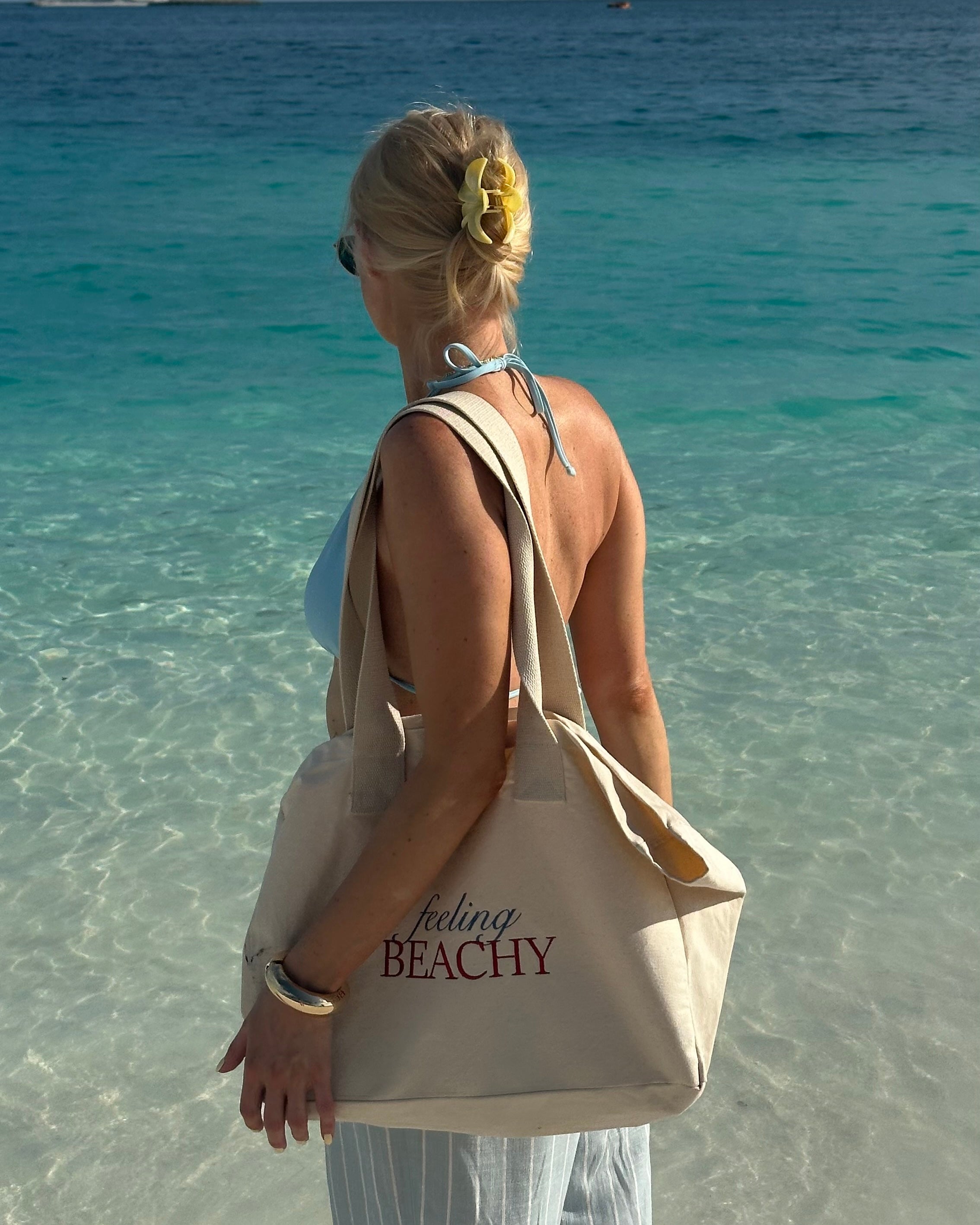 Feeling BEACHY - tote bag