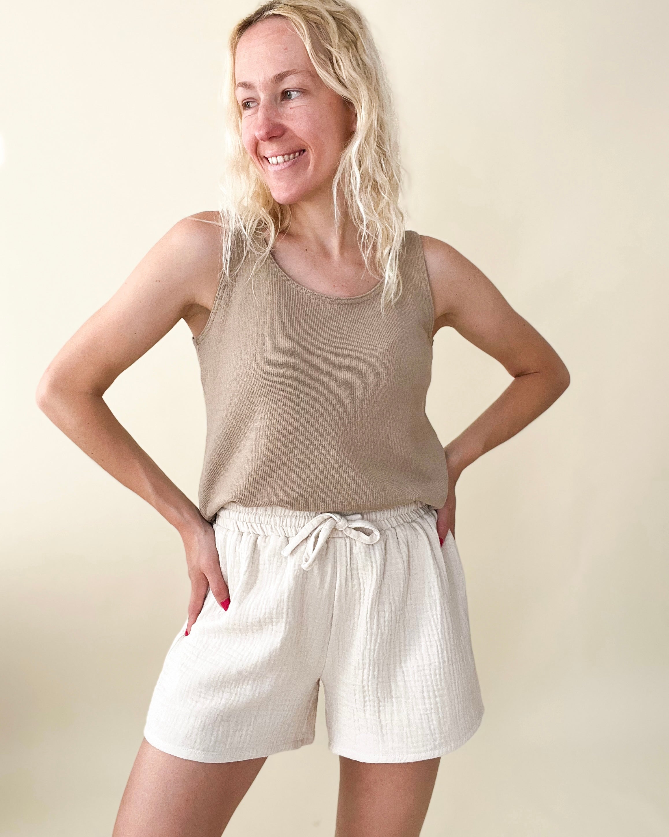 SOFTLY ME - PREMIUM muslin kratke hlače