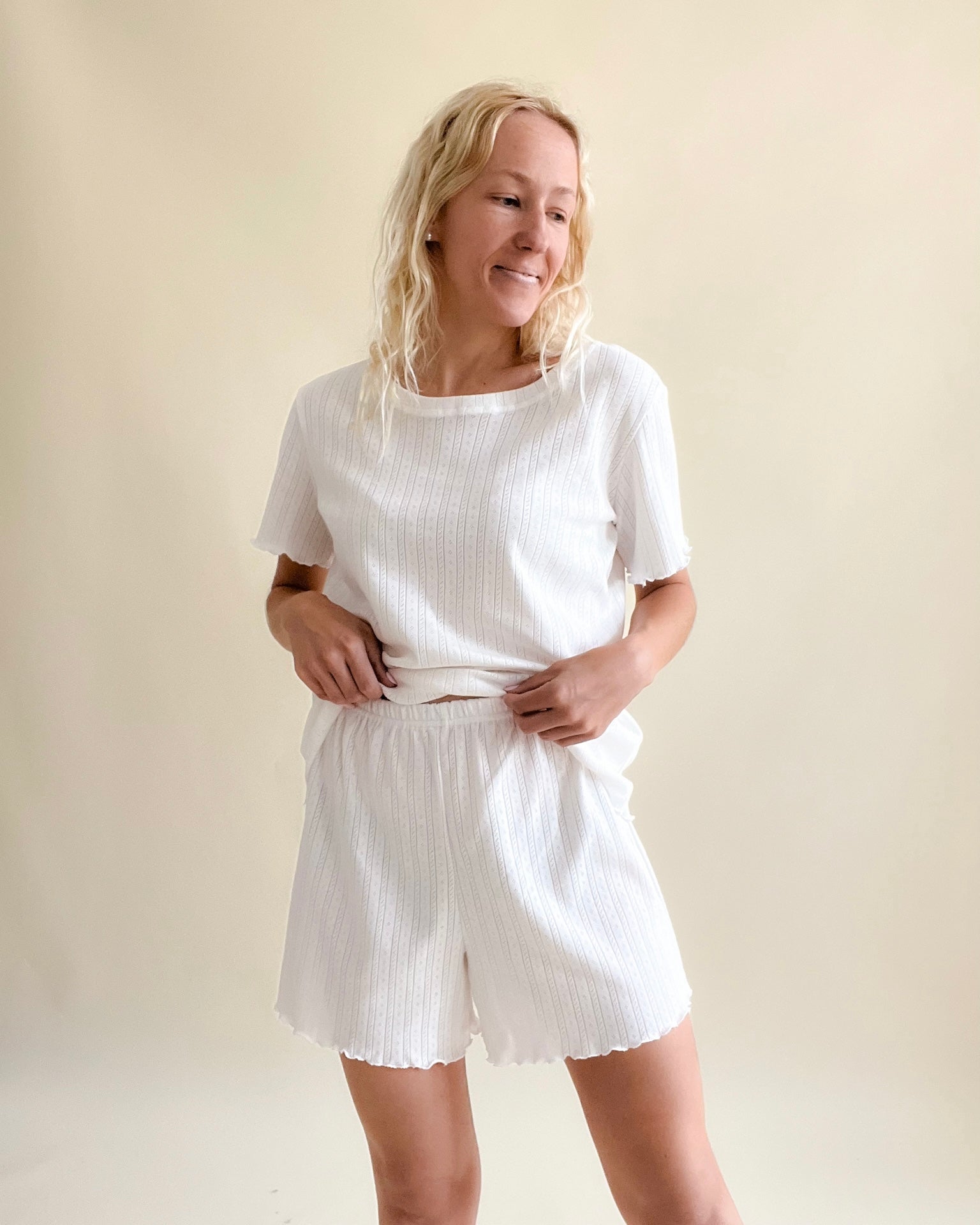 Dreamy me lounge set - ecru