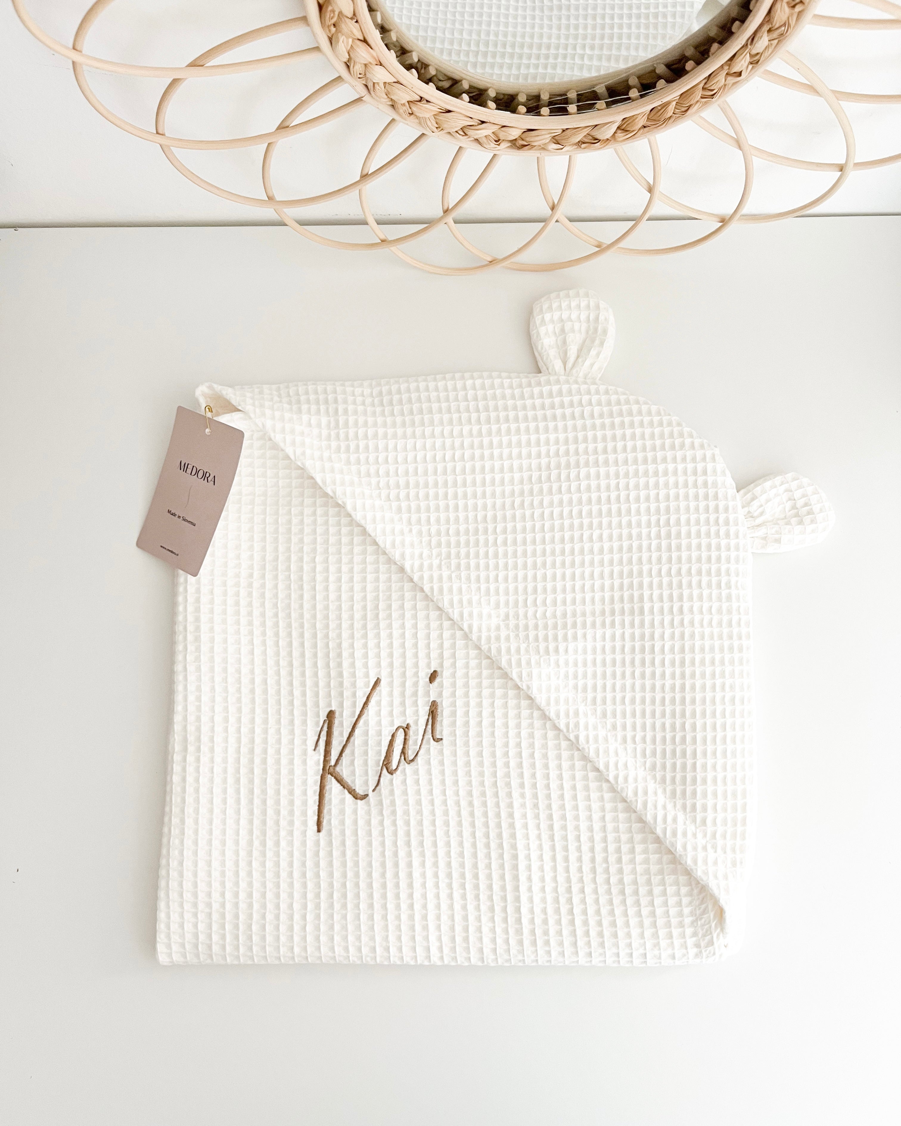 Kopalna brisača z MEDO ušeski (več barv)