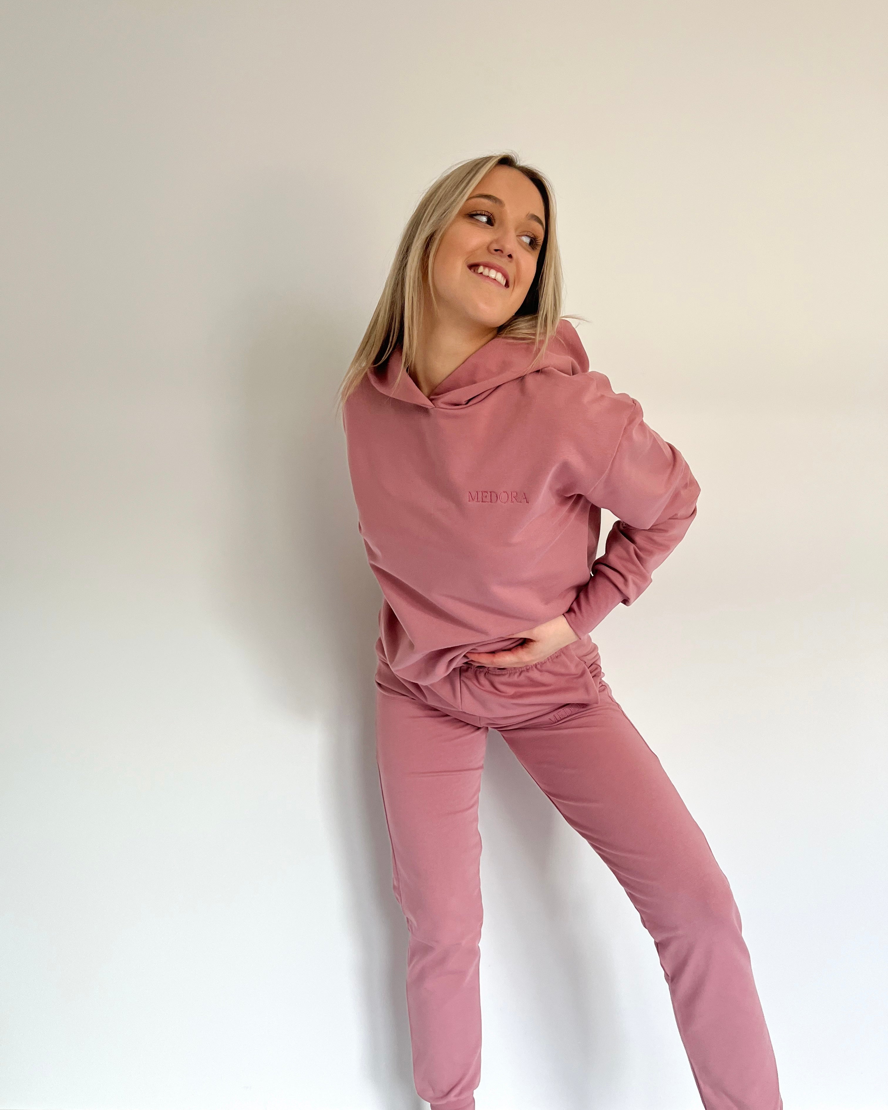 BUBBLEGUM PINK ženski hoodie