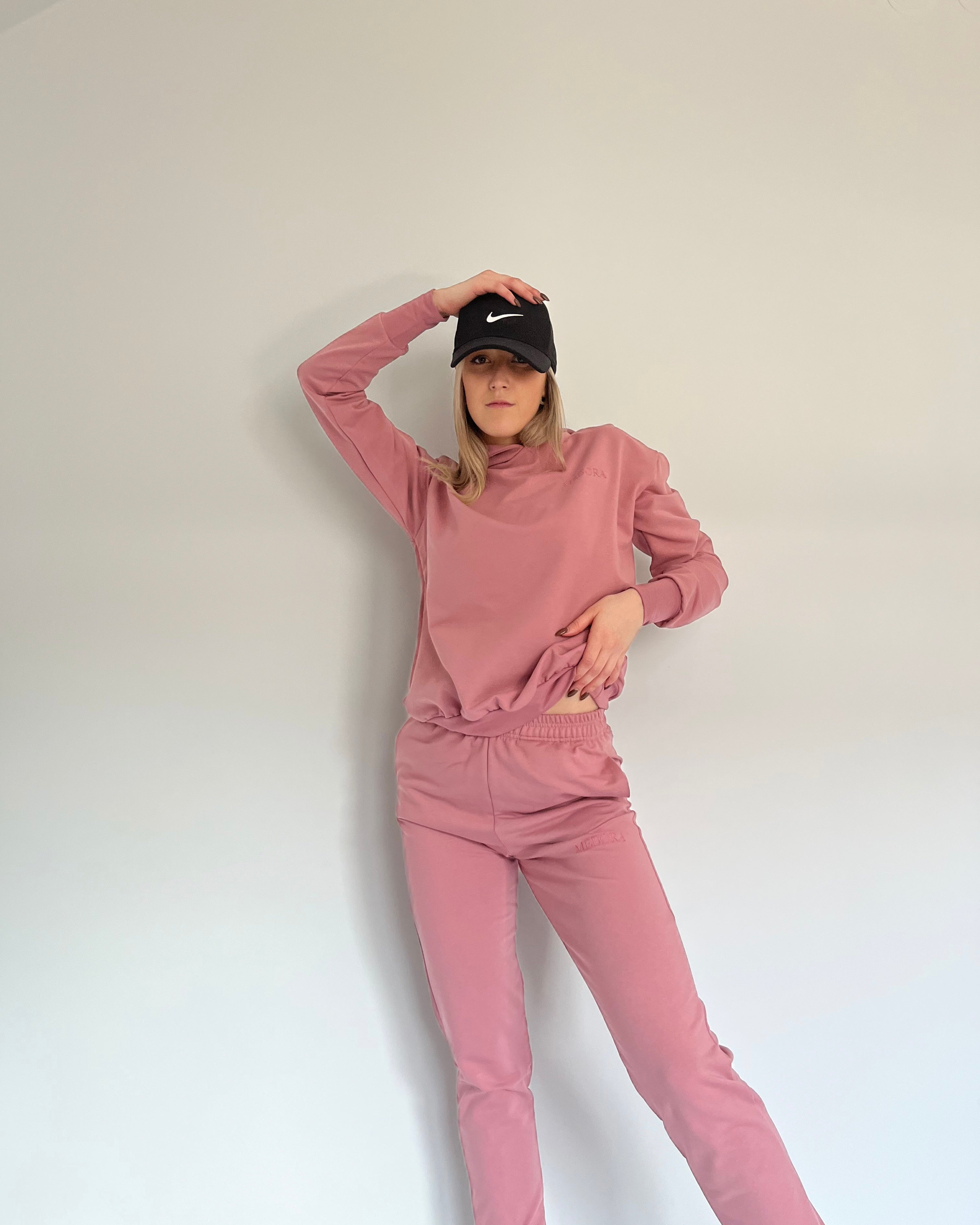 BUBBLEGUM PINK ženski hoodie