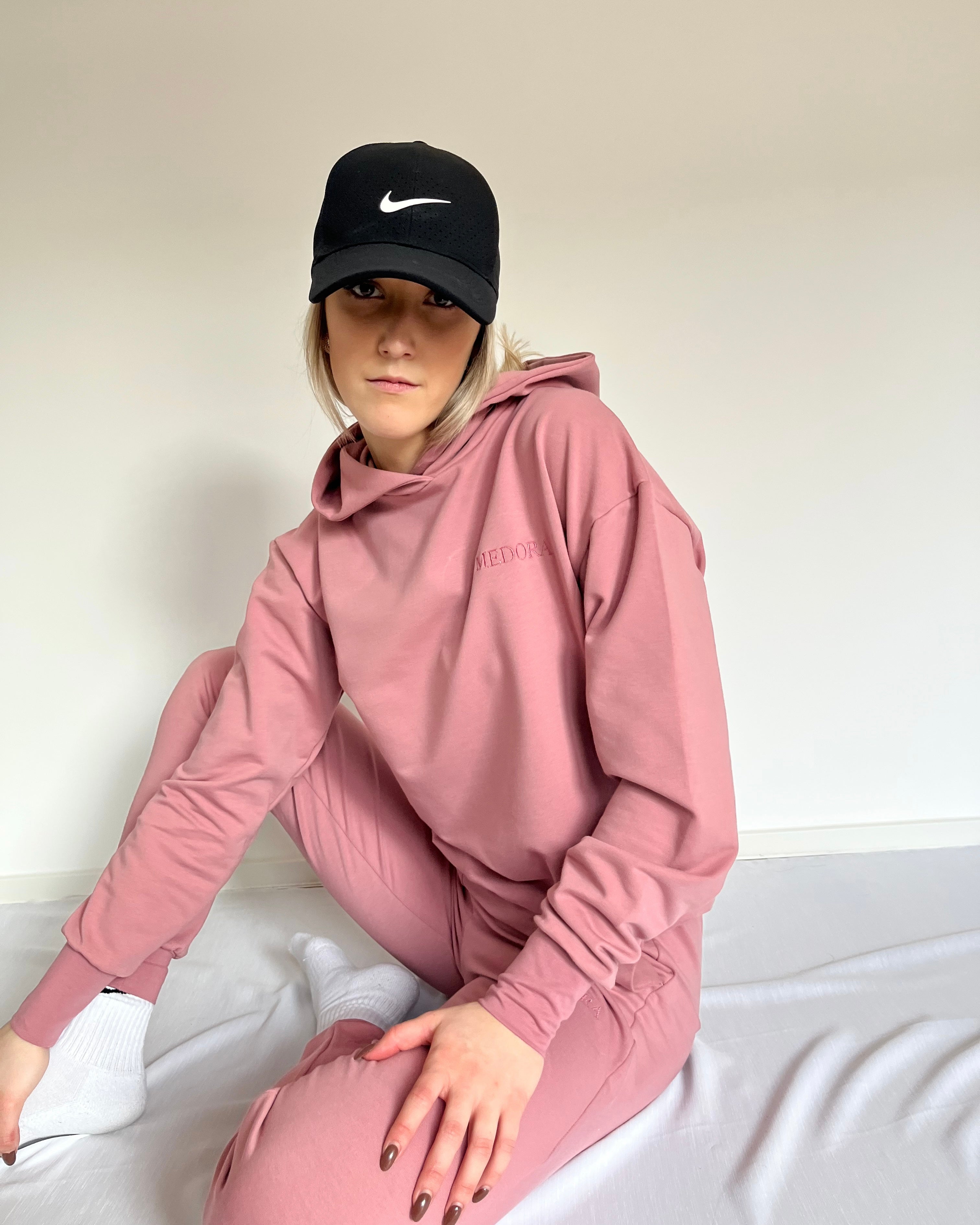 BUBBLEGUM PINK ženski hoodie