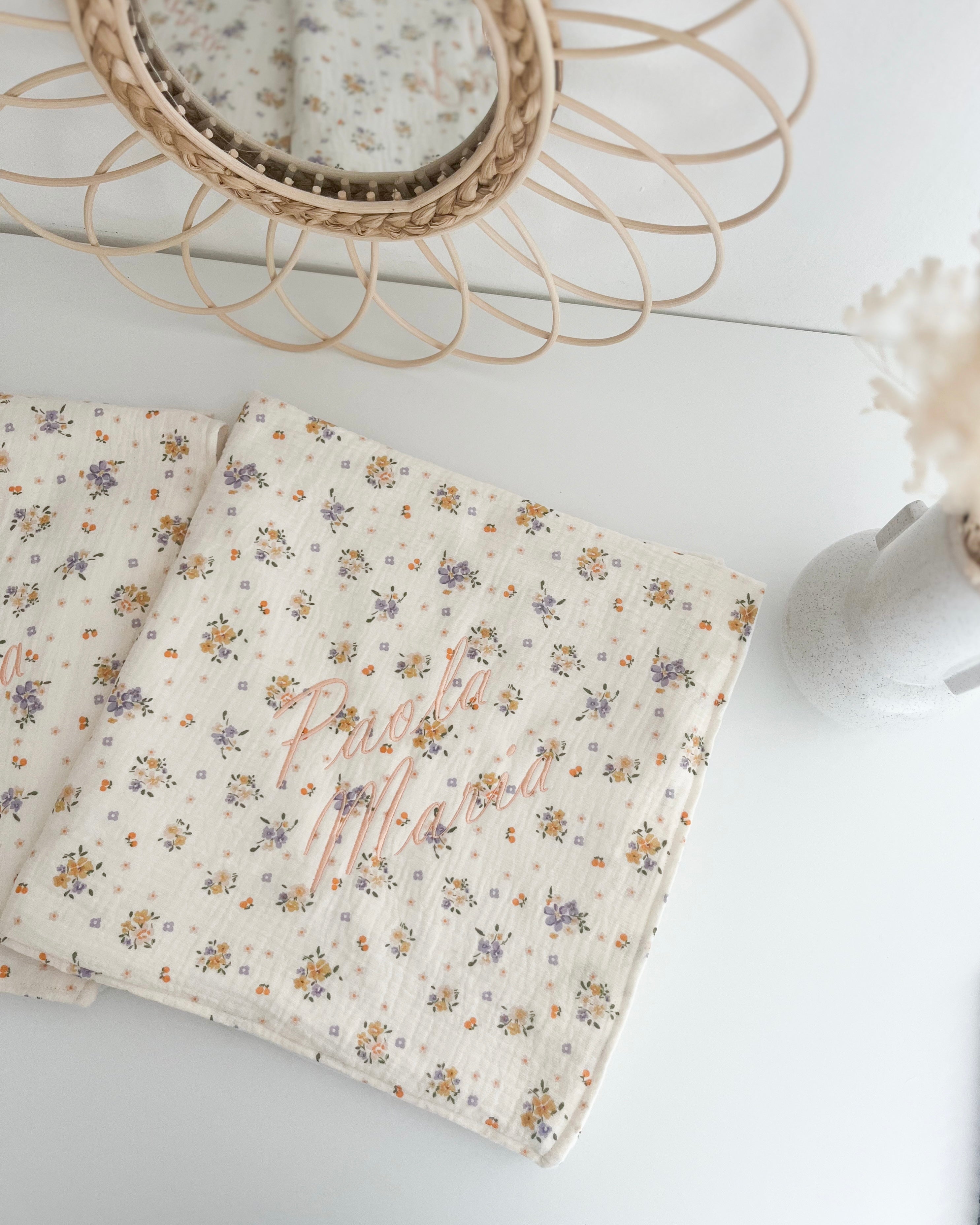 Moja prva odejica - Flowers