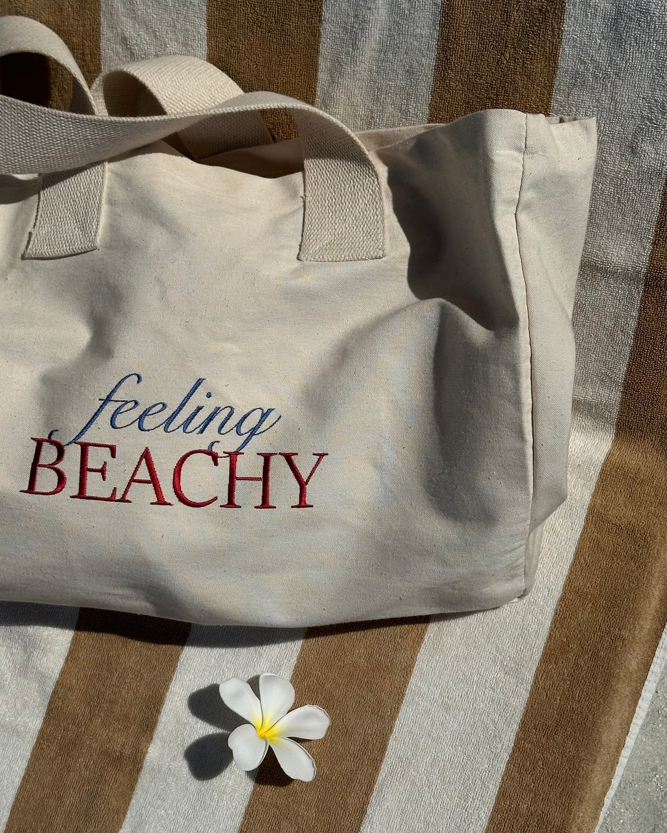 Feeling BEACHY - tote bag