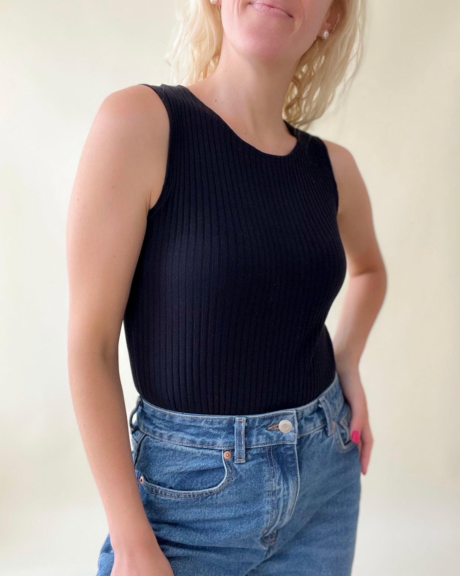 Essential me - Wide ribbed top