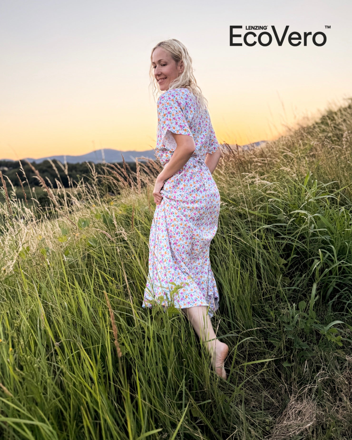 Flowy me - ECOVERO™ Maxi obleka