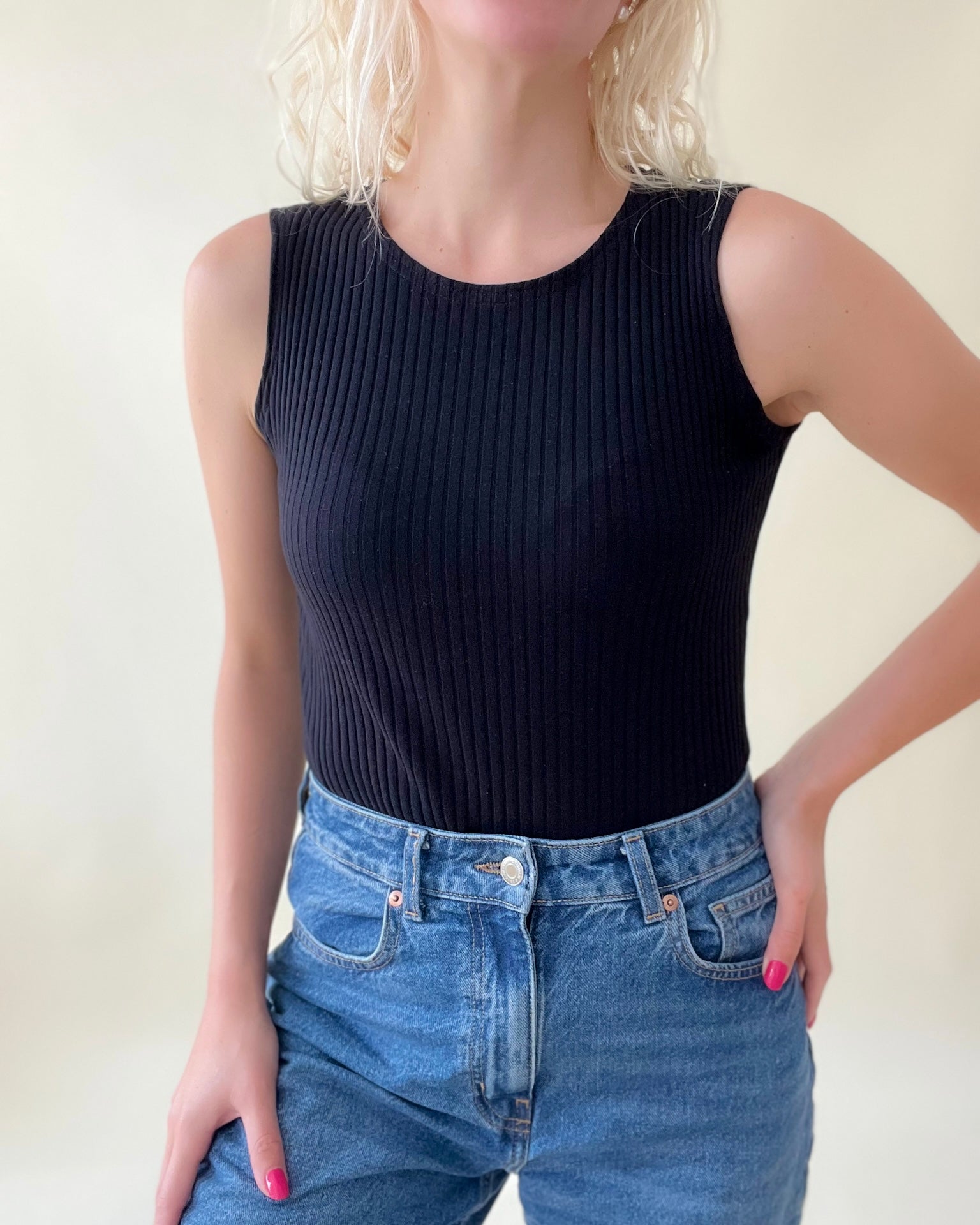 Essential me - Wide ribbed top