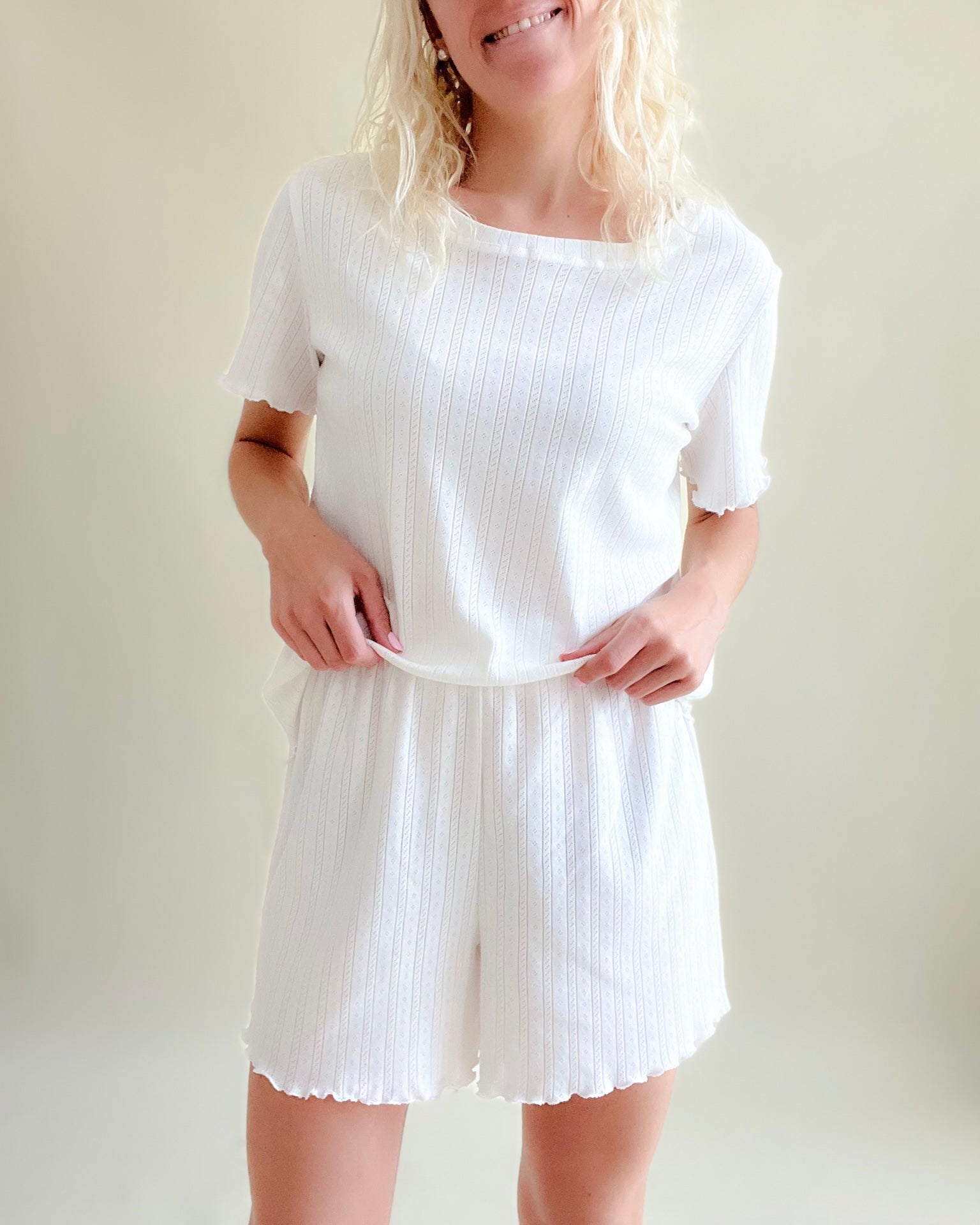 Dreamy me lounge set - ecru