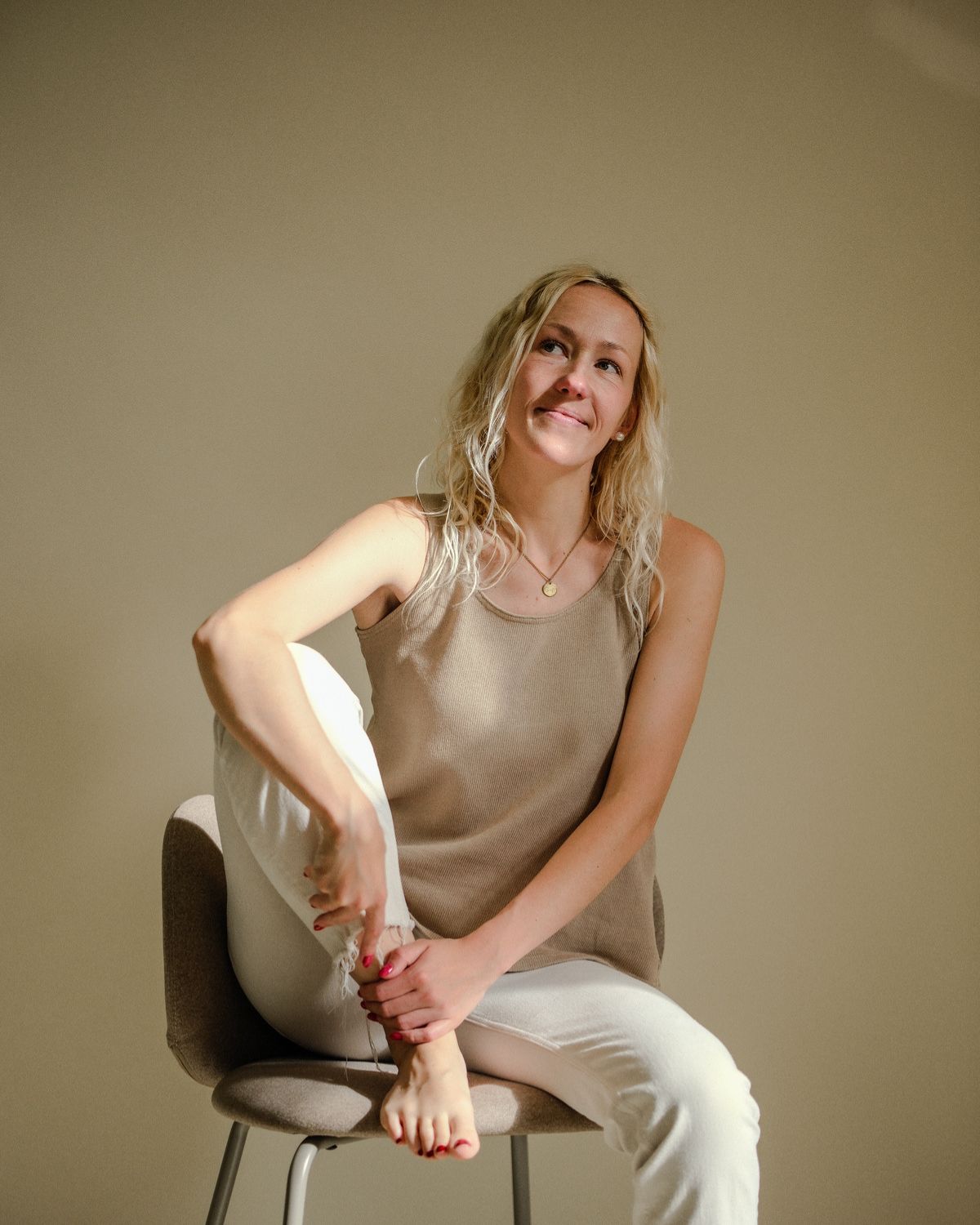 True me - pleteni top taupe