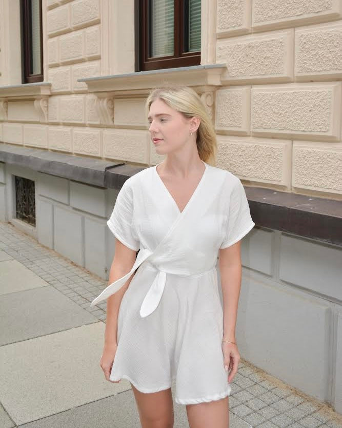 ARIA muslin obleka (več barv)