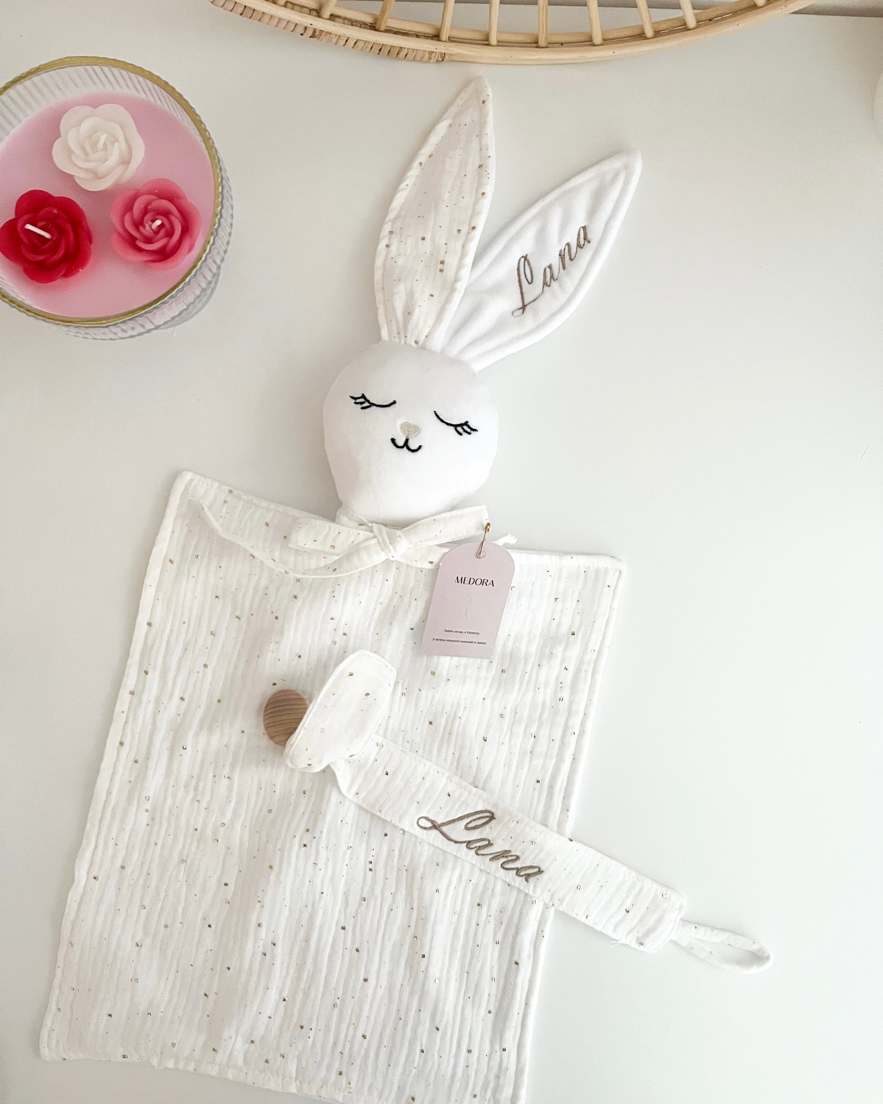 Darilni set MINI - Nežen set DOBRODOŠLICE (cream)