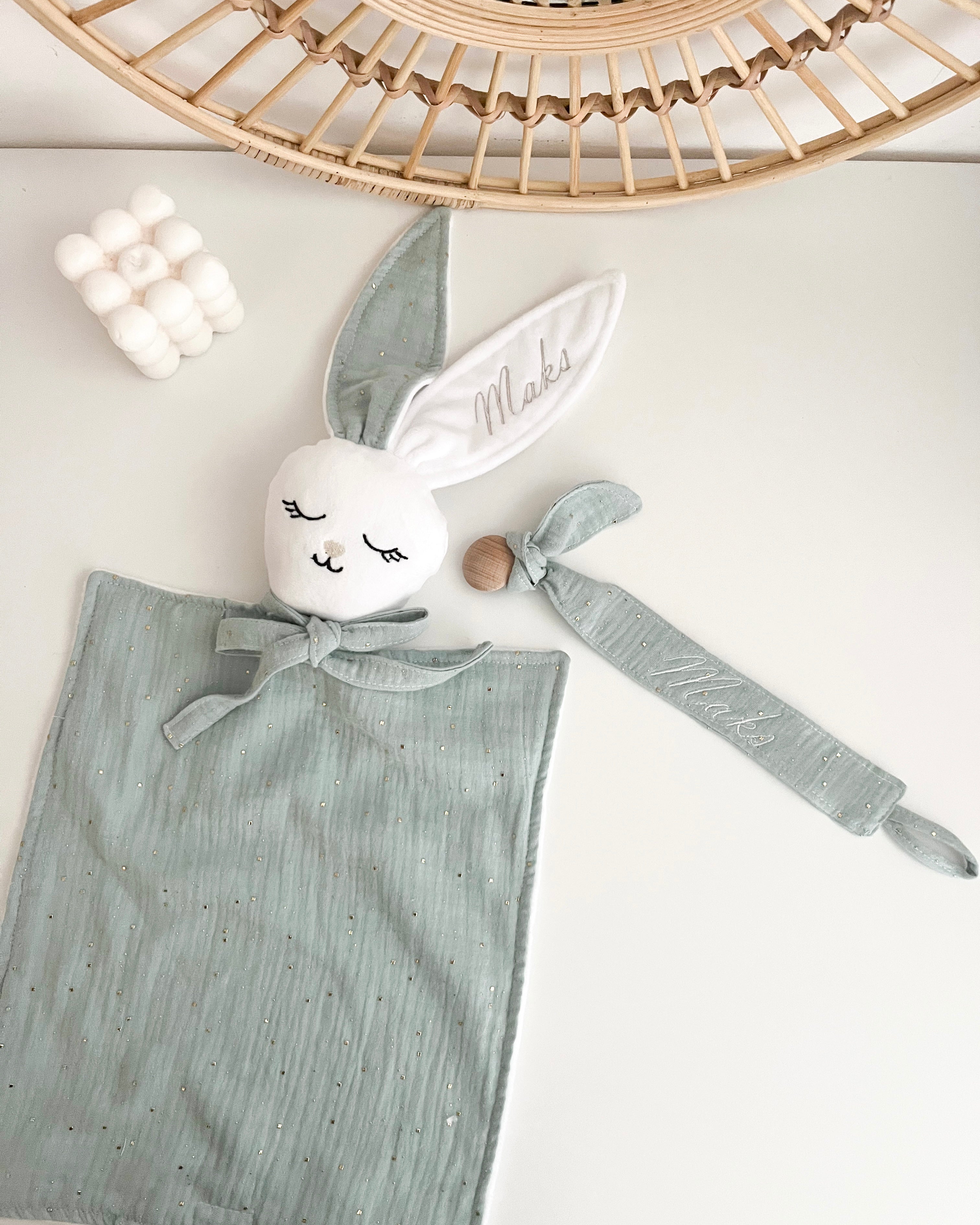 Darilni set MINI - Nežen set DOBRODOŠLICE (mint)