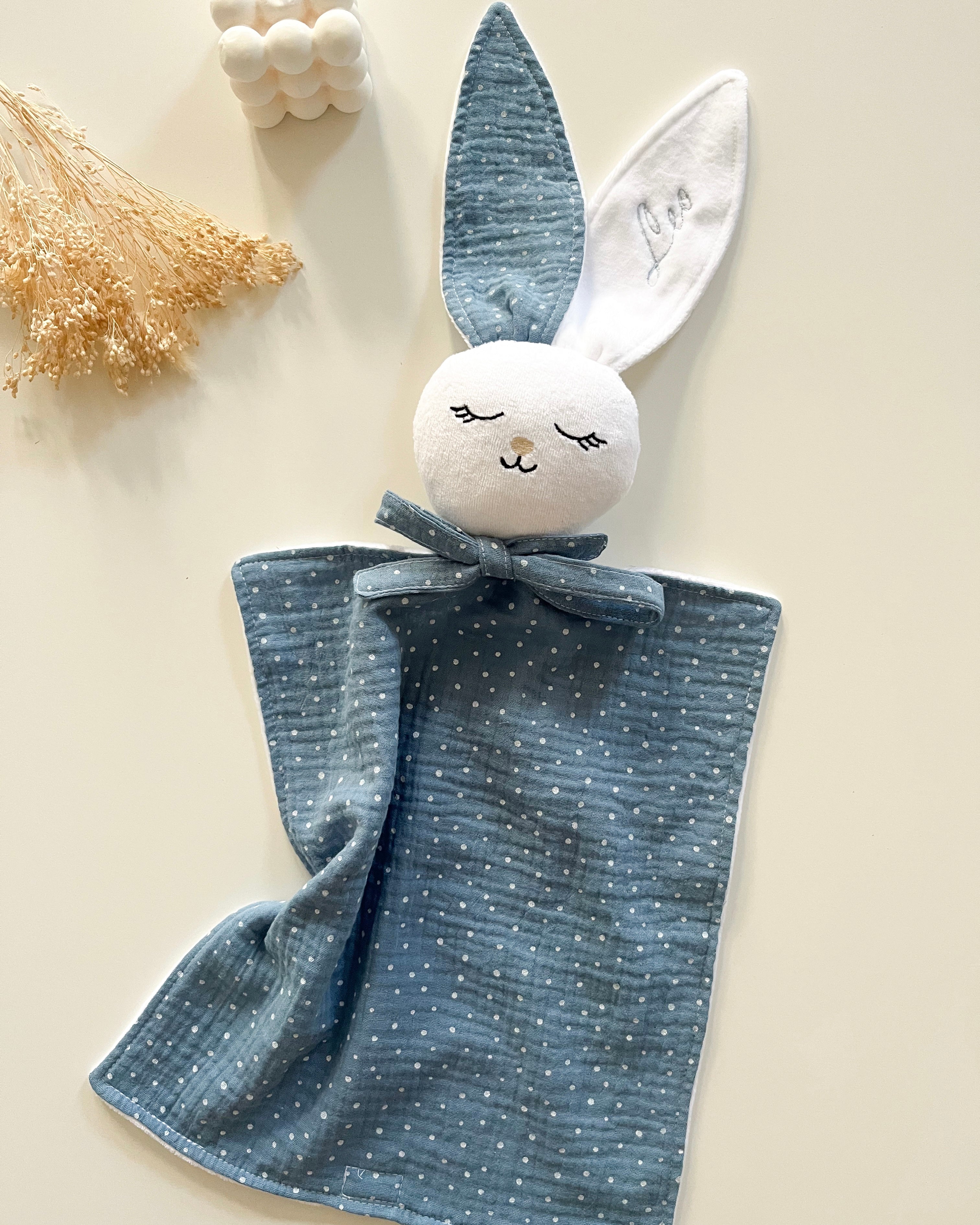 Moja prva ninica - modra s pikicami