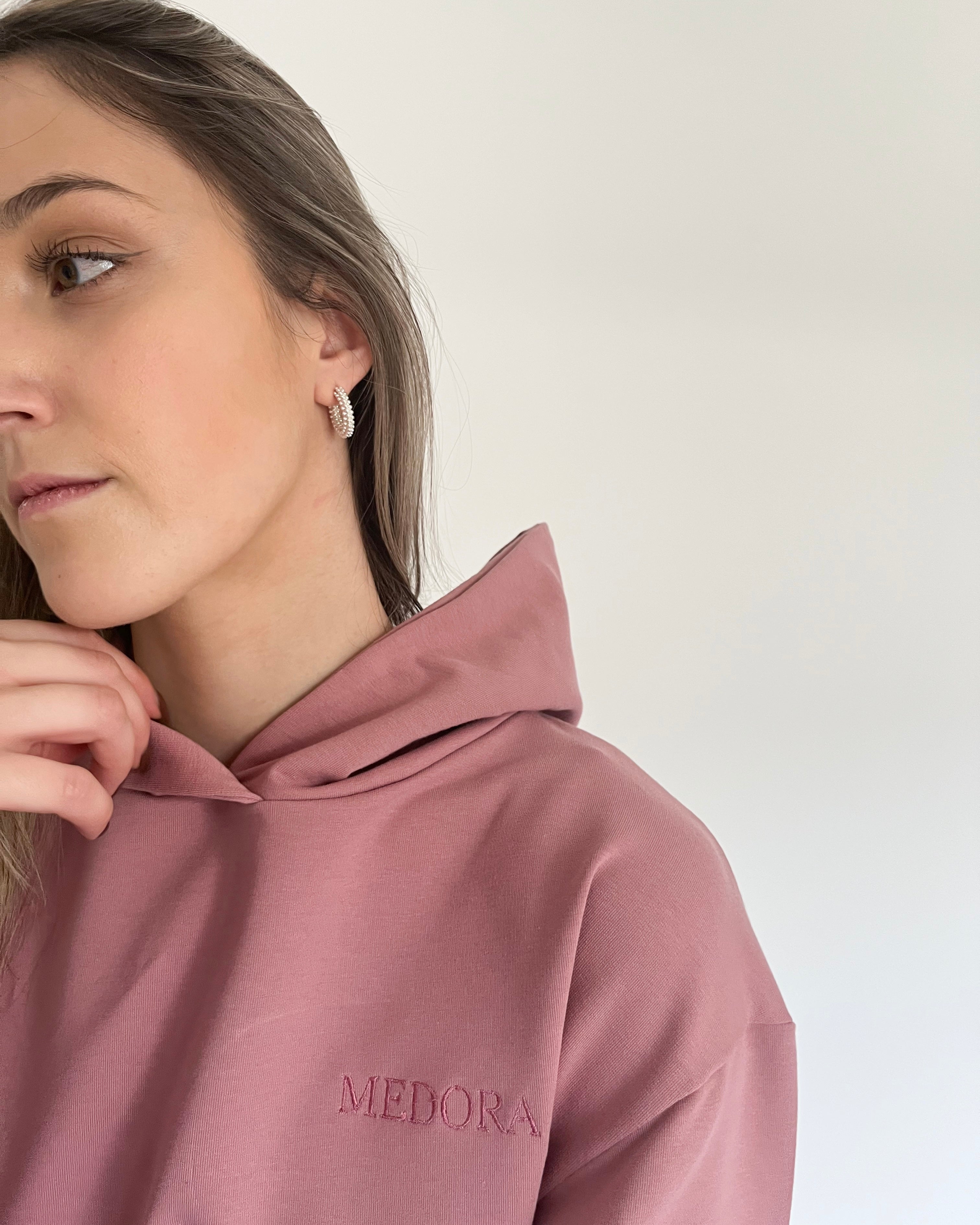 BUBBLEGUM PINK ženski hoodie