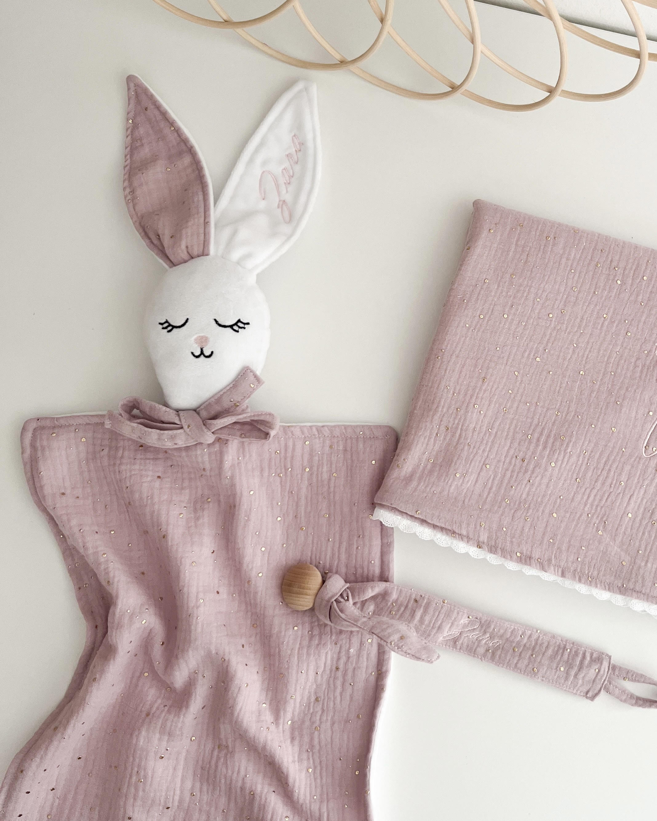 Darilni set MINI - Nežen set DOBRODOŠLICE (roza)