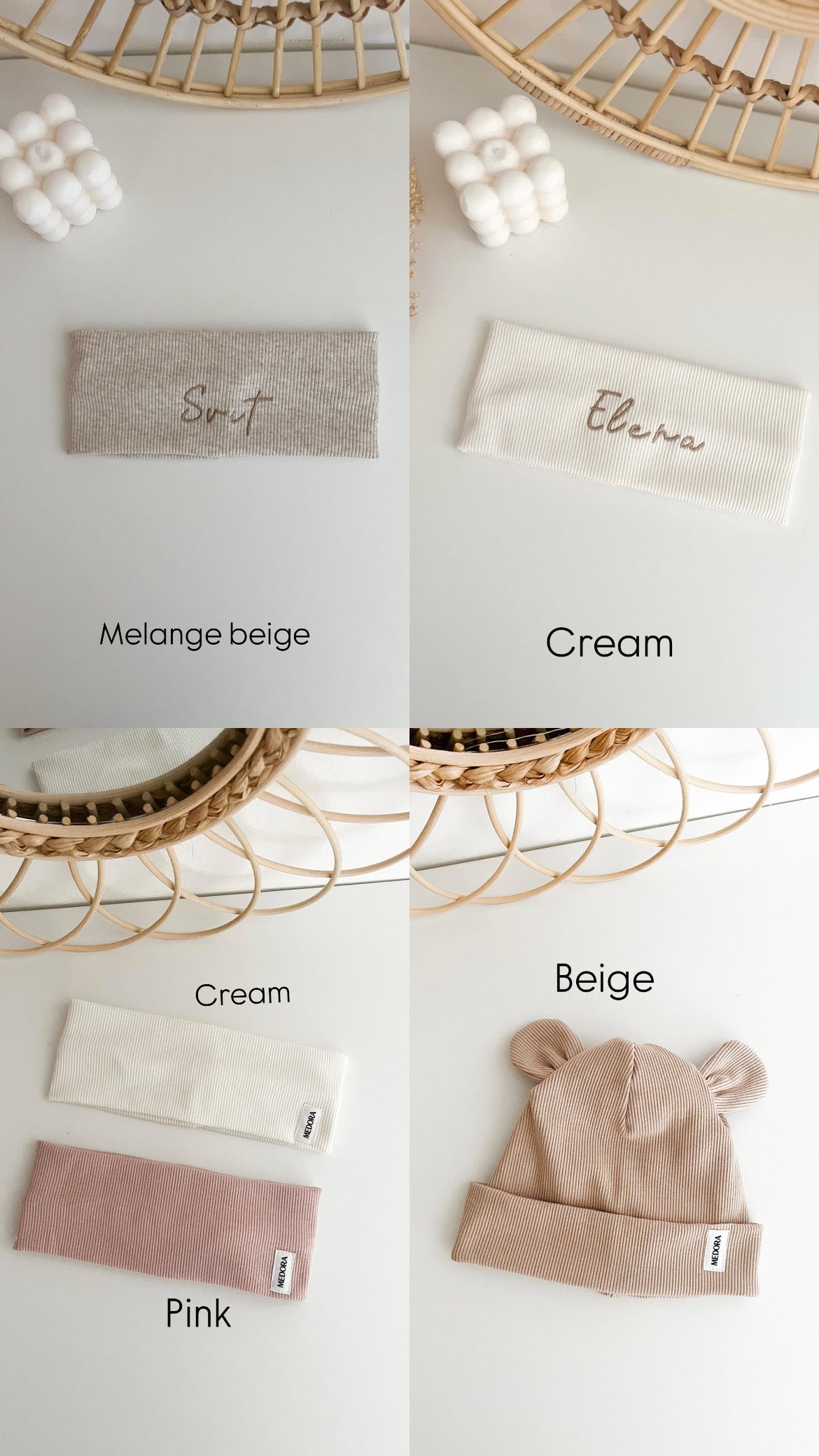 Ženski naglavni trak - več barv